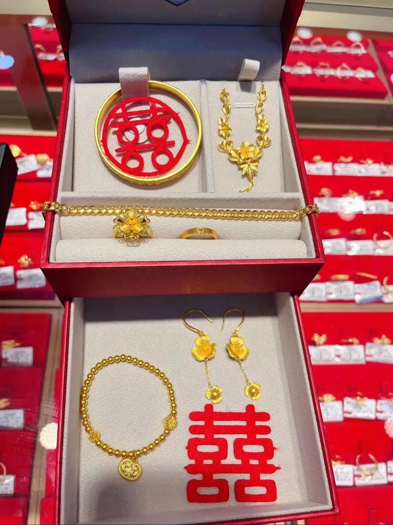 結婚三金.曬曬今天的作業吧#黃金按克賣 #足金999 #三金